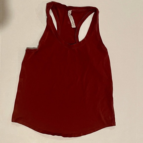 Lululemon Love Tank Smoky Red Size 4 Gently Used - Picture 3 of 4